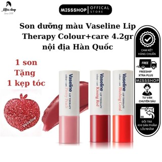  SON DƯỠNG MÔI CÓ MÀU - KẸP VASELINE LIP THERAPY COLOUR CARE NỘI ĐỊA HÀN QUỐC 4.2GRAM 