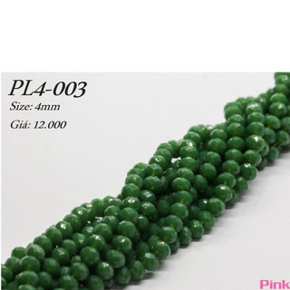 Pha lê 4mm - Link 1/3 - 12.000/dây