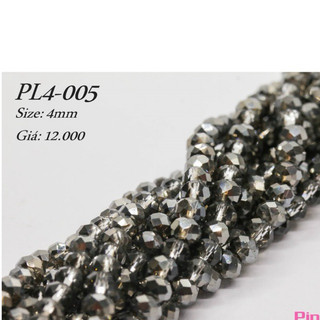 Pha lê 4mm - Link 1/3 - 12.000/dây