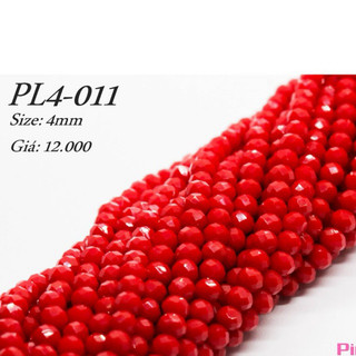 Pha lê 4mm - Link 1/3 - 12.000/dây