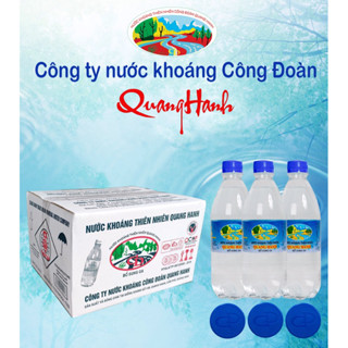 HCM) Thùng 20 chai nước khoáng mặn Công đoàn Quang Hanh 500 ml