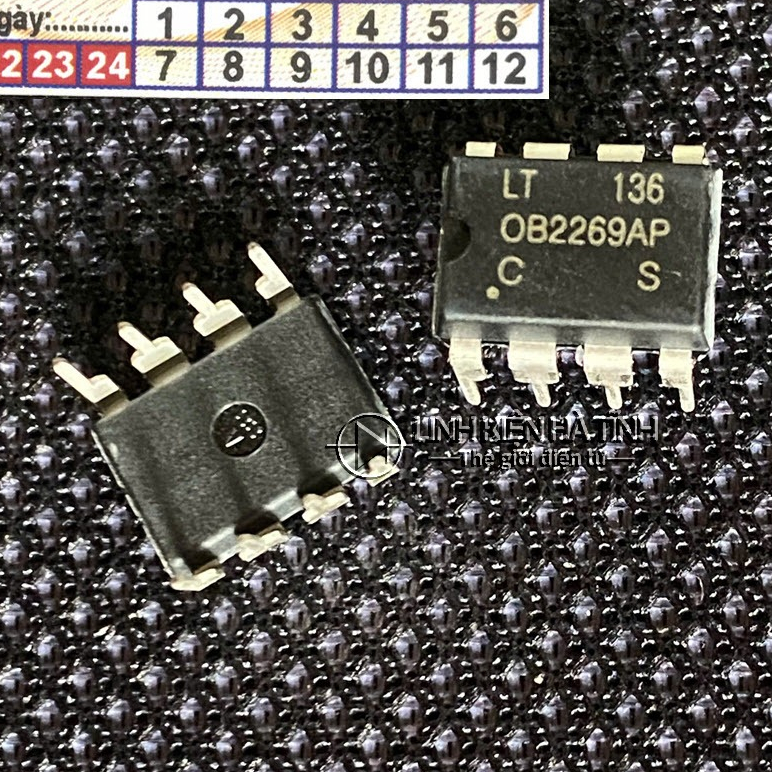 Túi 3 con OB2269AP OB2269 IC NGUỒN DIP-8 MỚI CHÍNH HÃNG