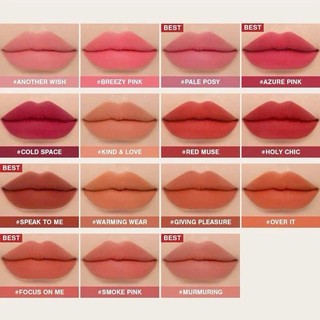 (DATE 2024/2025) SON THỎI LÌ 3CE SOFT MATTE LIPSTICK
