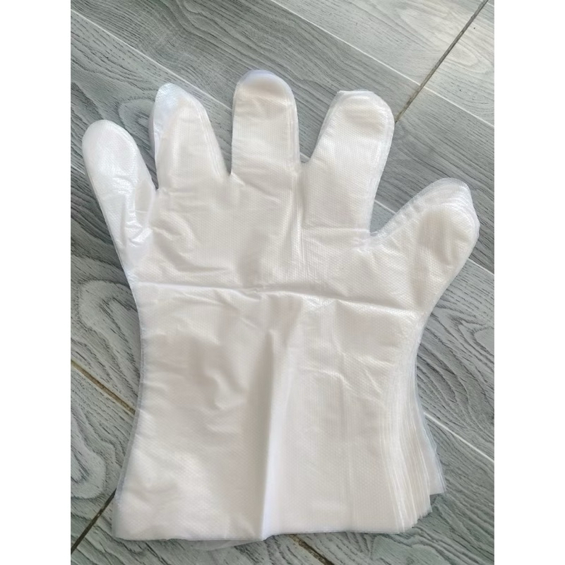 sỉ 1kg găng gang tay nilon dùng 1 lần