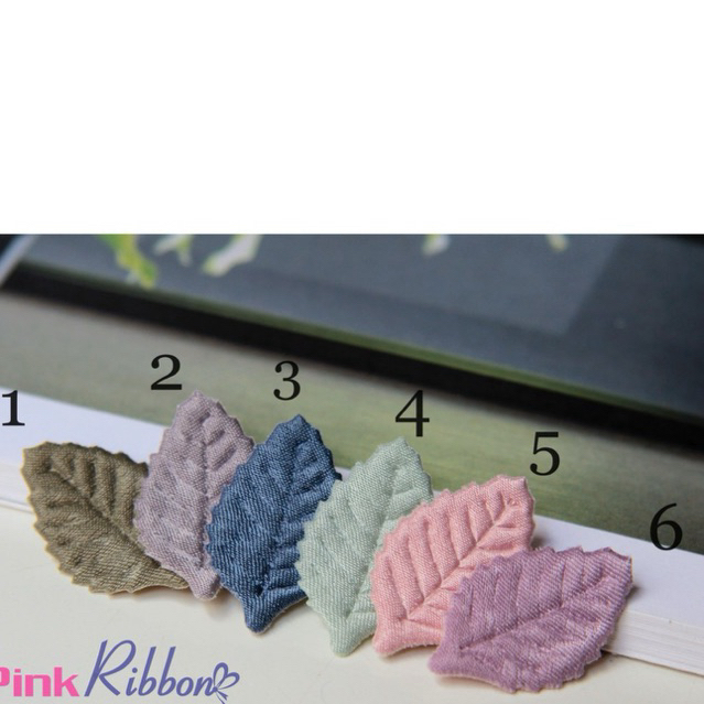 *Set 5 cái - Lá lụa vải bóng cao cấp cỡ nhỏ