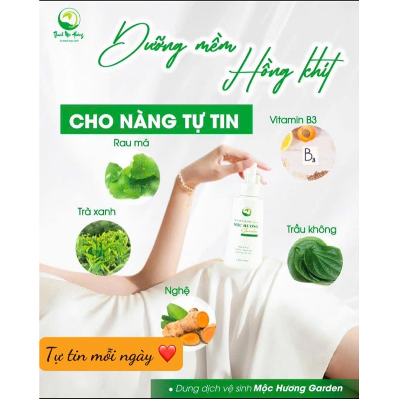 Dung dịch vệ sinh phụ nữ Thanh Mộc Hương chiết xuất từ trà xanh an toàn cho cả mẹ bầu 150ml