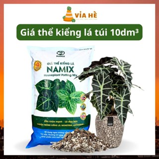 Giá thể trồng kiểng lá cây trông nhà NAMIX túi 10dm3, giá thể cao cấp