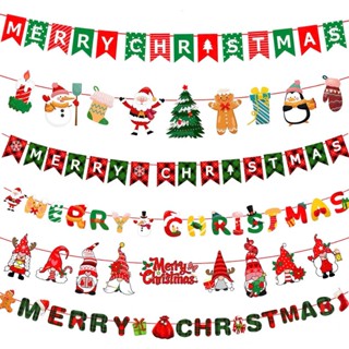  Dây cờ treo trang trí giáng sinh noel cờ tam giác chữ merry Christmas 2025 