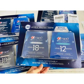 [Fullbox 20 gói] Miếng dán trắng răng Crest 3D White Professional Effects 2022