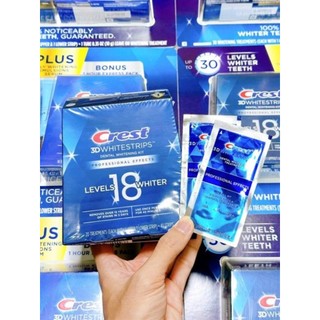 [Fullbox 20 gói] Miếng dán trắng răng Crest 3D White Professional Effects 2022