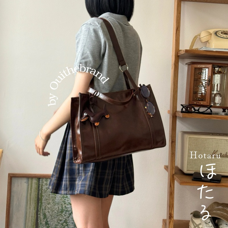 [ Tặng Charm ] 𝗛𝗼𝘁𝗮𝗿𝘂 ほたる 𝗧𝗼𝘁𝗲 𝗕𝗮𝗴 - Túi Tote Da HOTARU ( Ouithebrand ) | BigBuy360 - bigbuy360.vn