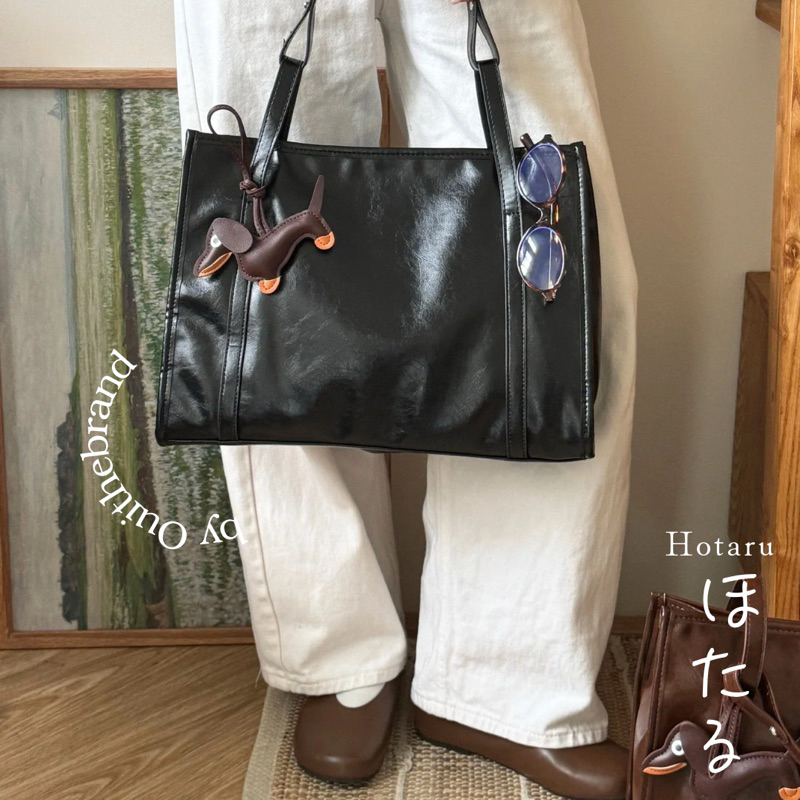 [ Tặng Charm ] 𝗛𝗼𝘁𝗮𝗿𝘂 ほたる 𝗧𝗼𝘁𝗲 𝗕𝗮𝗴 - Túi Tote Da HOTARU ( Ouithebrand ) | BigBuy360 - bigbuy360.vn