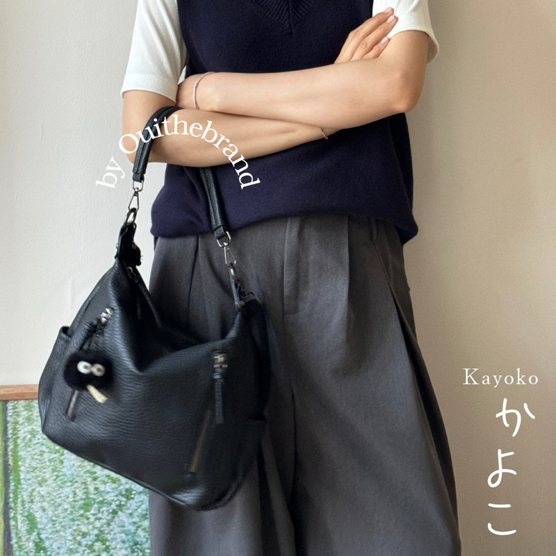 [ Tặng Charm ] Kayoko かよこ Hobo Bag - Túi Hobo Da KAYOKO ( Ouithebrand ) | BigBuy360 - bigbuy360.vn