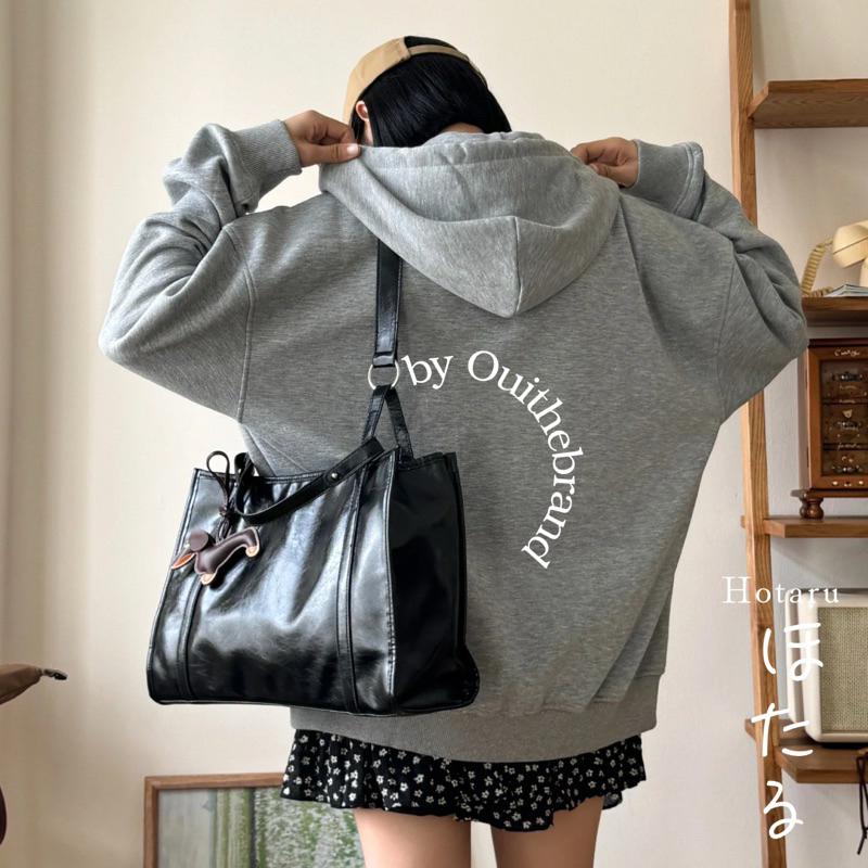 [ Tặng Charm ] 𝗛𝗼𝘁𝗮𝗿𝘂 ほたる 𝗧𝗼𝘁𝗲 𝗕𝗮𝗴 - Túi Tote Da HOTARU ( Ouithebrand ) | BigBuy360 - bigbuy360.vn