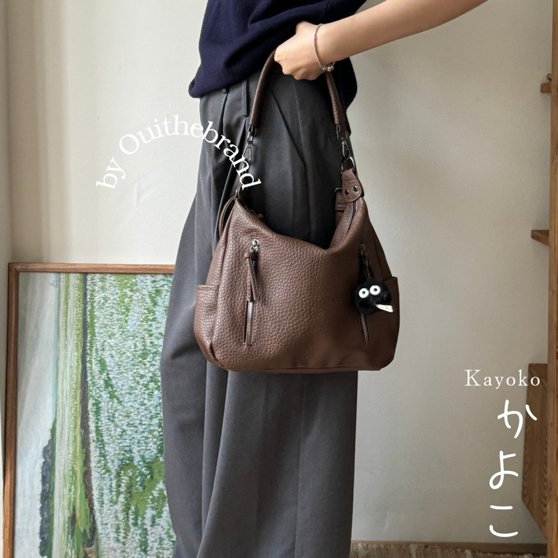 [ Tặng Charm ] Kayoko かよこ Hobo Bag - Túi Hobo Da KAYOKO ( Ouithebrand ) | BigBuy360 - bigbuy360.vn