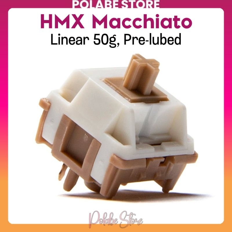 Switch HMX Macchiato linear switch bàn phím Polabe Store