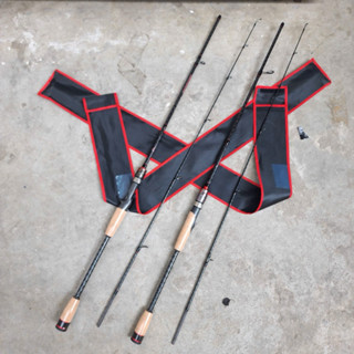 Cần Câu cá Lure Carbon Hi Power Thế Hệ II Slidebar độ cứng M đầu bu chống xoắn 1m8-2m1-2m4