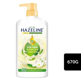 Sữa tắm Hazeline sáng mịn phục hồi 670g