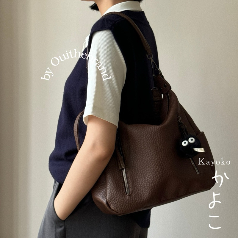 [ Tặng Charm ] Kayoko かよこ Hobo Bag - Túi Hobo Da KAYOKO ( Ouithebrand ) | BigBuy360 - bigbuy360.vn