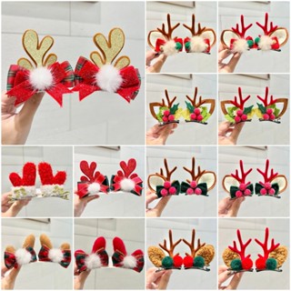  Kẹp tóc noel giáng sinh sừng tuần lộc dễ thương phụ kiện tóc dễ thương cho mọi lứa tuổi 