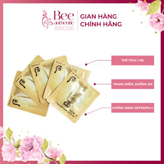 [1ml] Gói Sample Kem nền Whoo trang điểm,dưỡng da,chống nắng,cân bằng độ ẩm,tăng đàn hồi cho làn da-Whoo Luxury BB Cream