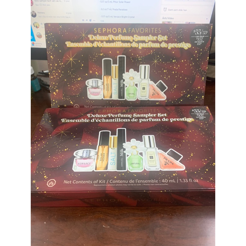 { Tách set } Sephora Deluxe Perfume Sampler Set