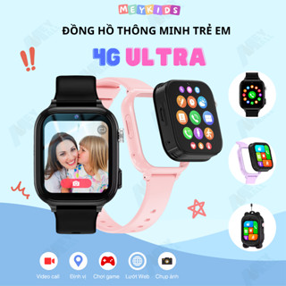   Quà tặng cho bé  Đồng hồ thông minh trẻ em lắp sim nghe gọi định vị SOS video call tin nhắn thoại - MeyMall 