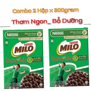 Combo 2 Hộp Bánh Ngũ Cốc Ăn Sáng MILO 300gram NESTLE® Cao Cấp (DATE MỚI)