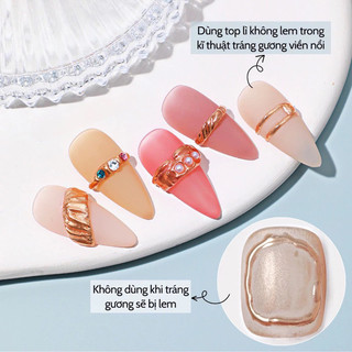 Top lì không lem Vendeeni chính hãng 15ml - Gel liên kết làm nền chà tráng gương, vẽ móng, trang trí nail
