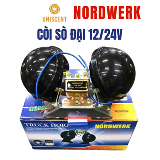 Kèn Ốc/ Còi Sên/ Còi Sên Ô Tô NORWERK 12/24V 110dB - Còi Dành Cho Xe Ô Tô, Xe Tải