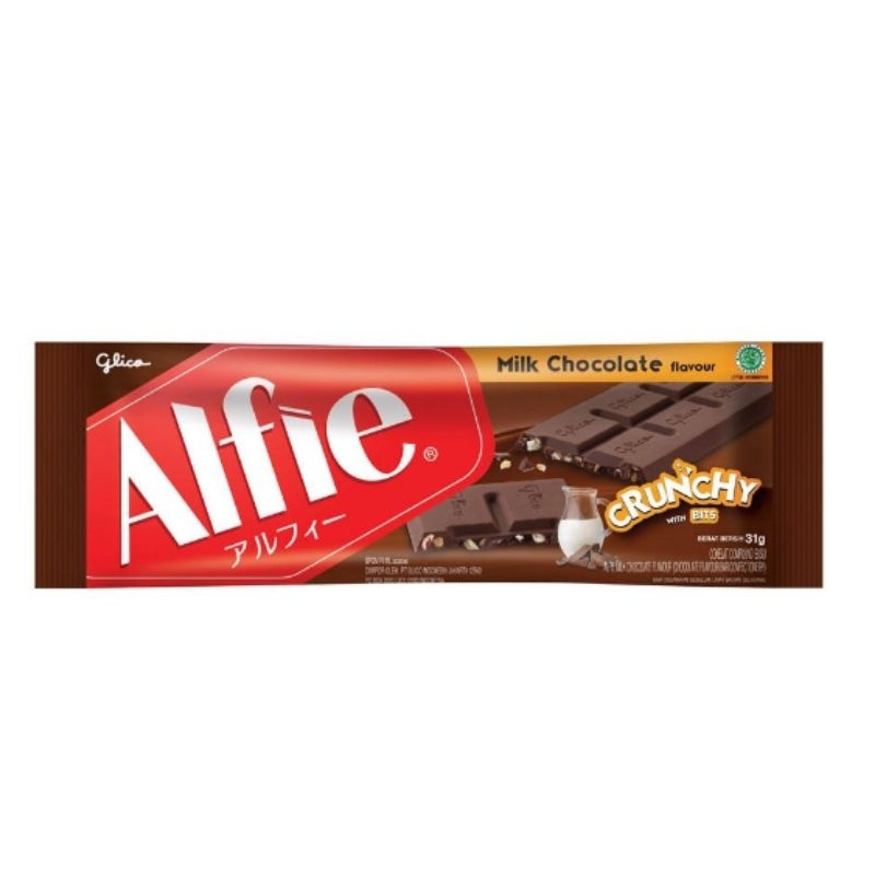 Bánh choco Alfie peanut/milk crunchy 31g