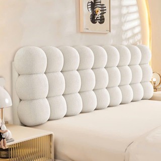 Đệm tựa đầu giường túi mềm Tatami, Đệm tựa lưng lông cừu Decor phòng ngủ bản Cao Cấp siêu dày