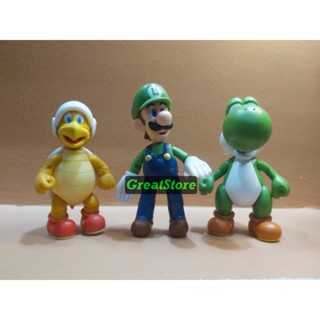    Sẵn   Mô hình Luigi Yoshi  Hammer Bro trong World of Nintendo Super Mario Mario Action Figure 