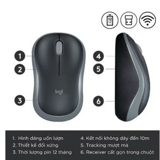 Chuột không dây Logitech M185
