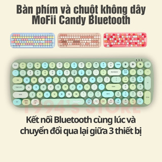  Bàn phím Bluetooth giả cơ không dây MoFii Candy BT - Kết nối Bluetooth cùng lúc 3 thiết bị - Tặng kèm quà 