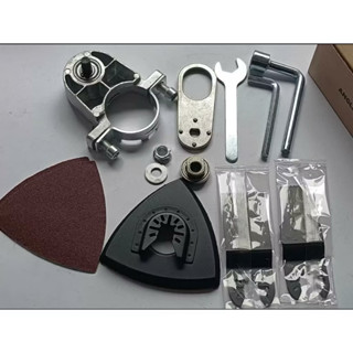 Bộ Chuyển Đổi Máy Cắt Cầm Tay Thành Máy Cắt Rung ( Tặng Kèm Lưỡi Cưa ), Đầu Chà Nhám) Phù Hợp Với Máy Trục