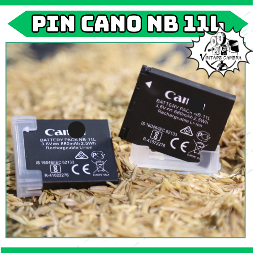 Pin-Sạc Lithium Canon NB-11L cho các máy Canon IXUS 125 HS, IXUS 240 HS, PowerShot 2400 IS, PowerShot A2300 IS, PowerSh