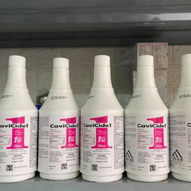  Xịt bề mặt CaviCide 1L ghế máy nha khoa 