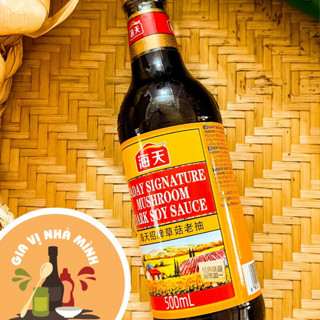  XÌ DẦU HƯƠNG NẤM  HẮC XÌ HẢI THIÊN  500ML-SUPERIOR MUSHROOM SOY SAUCE HADAY 