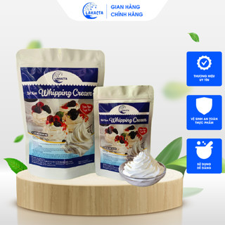 Bột Whipping Cream LAKACTA béo ngậy, mùi sữa thơm ngon, làm bánh kem, kem tươi, bánh mousse, cupcake