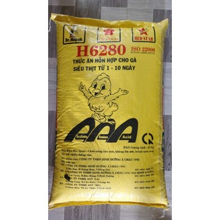 Cám Gà Con CAO CẤP 23 đạm ( H6280 ) dạng mảnh Bao 25kg hàm lượng dinh dưỡng cao, phân đi tốt.