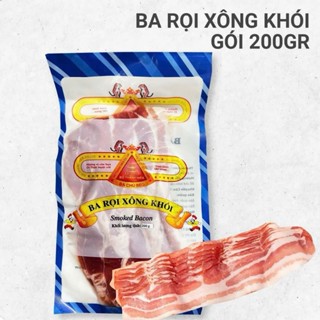 Ba rọi (dọi quế) xông khói 200gr, 500gr - làm pizza, mỳ ý, hun khói cuộn phô mai, salad, món khai vị,.. ba chú beo