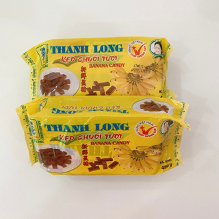  Kẹo chuối tươi Thanh long đặc sản Bến Tre túi 480g 