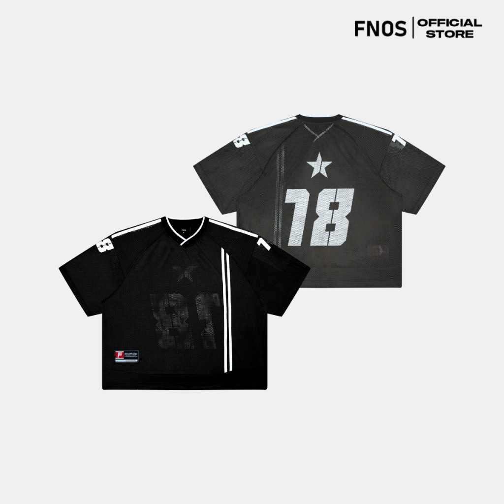 FNOS l ÁO JERSEY LƯỚI 18+ MESH JERSEY TEE - GRAY - JS8,9