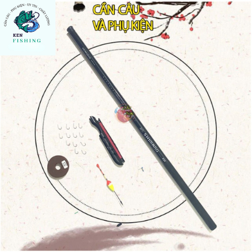 [Chất Lượng] Cần Câu da Cá Shimano 3H, Cần Câu Chuyên Rô, Diếc, Mương, Cá Nhỏ (Đồ Câu Kenfishing)