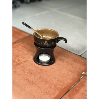 Đèn đốt tinh dầu bằng nền kiểu ly Coffee