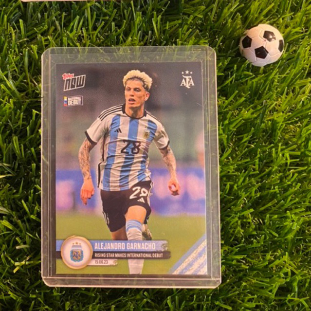 THẺ LẺ - TOPPS NOW 2023 - NATIONAL DEBUT - ALEJANDRO GARNACHO (ARGENTINA)