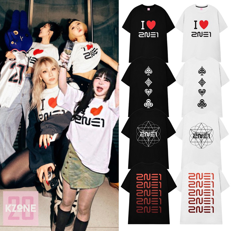[Hình thật + Có sẵn] Áo thun 2NE1 (6 mẫu)
