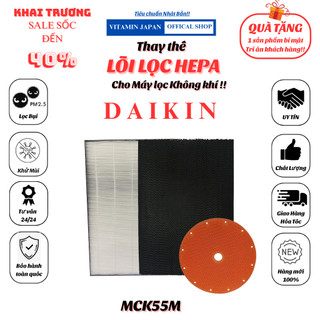 Màng lọc không khí Daikin: MCK40, ACK40, TCK40, MCK55, TCK55, ACK55,... Màng lọc Hepa, màng lọc than