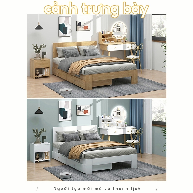 ALOVE Bàn Trang Điểm Đa Năng Gương LED Cảm Ứng Ngăn Đựng Rộng Tiện Lợi Phù Hợp Học Tập Làm Việc | BigBuy360 - bigbuy360.vn